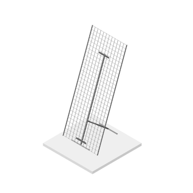 Стенд напольный с сеткой 1500x600 GFT