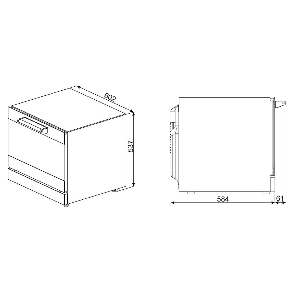 Конвекционная печь Smeg ALFA43XMF