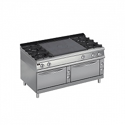 картинка Плита со сплошной поверхностью газовая 700 серии Apach Chef Line LRSTG167R4FE