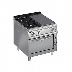 картинка Плита со сплошной поверхностью газовая 700 серии Apach Chef Line LRSTG87R2SXFE