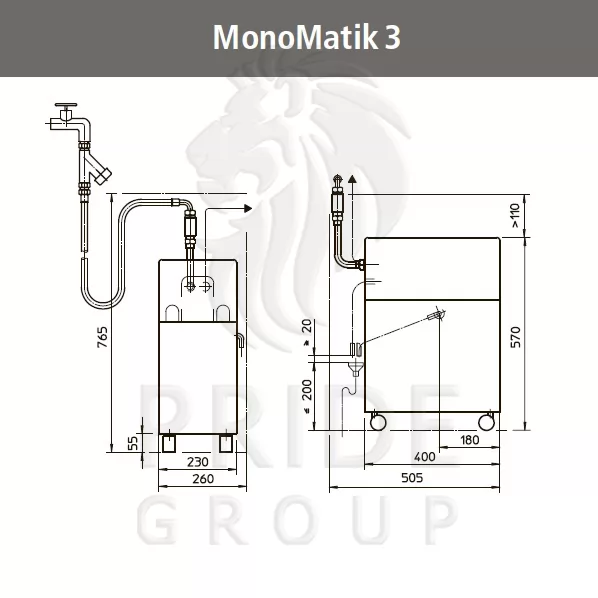 Смягчитель воды Winterhalker Monomatik 3